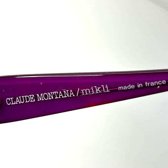 Vintage Claude Montana For Alan Milki Glasses Frames Model 506 Color 637 main image 10